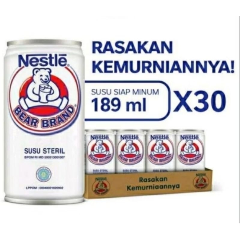 

Bear Brand Susu Beruang Susu Steril 189ml x 30 pcs