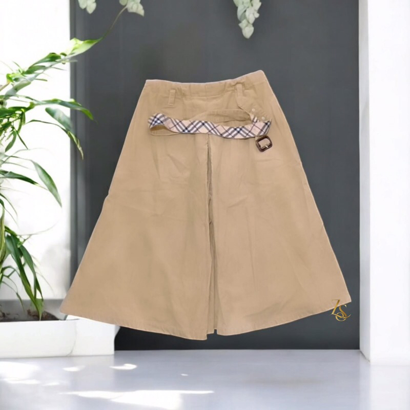 Authentic Burberry Girls Corduroy Culottes Wide Leg Pants Size 8 8-10Y