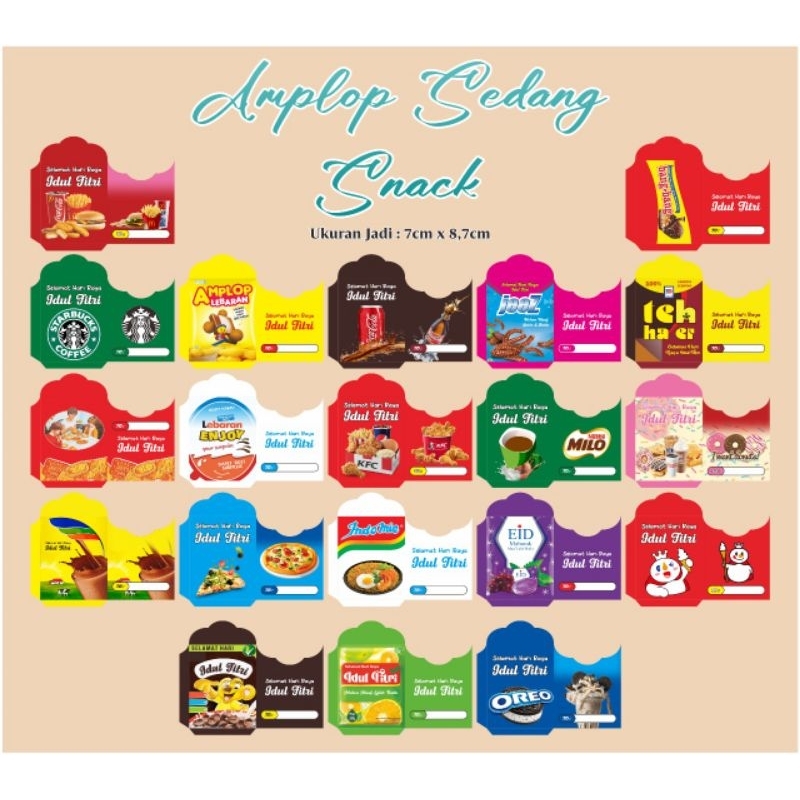 

Amplop lebaran 500 lembar