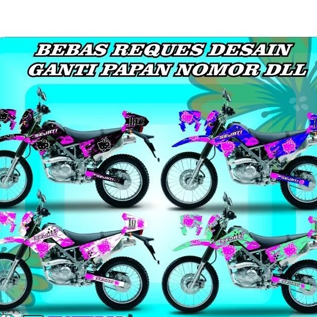 DECAL KLX DTRACKER/DECAL KLX OLD/DECAL KLX GORDON/DECAL KLX BF