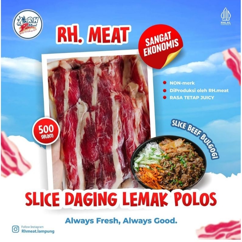 

Daging slice lemak polos