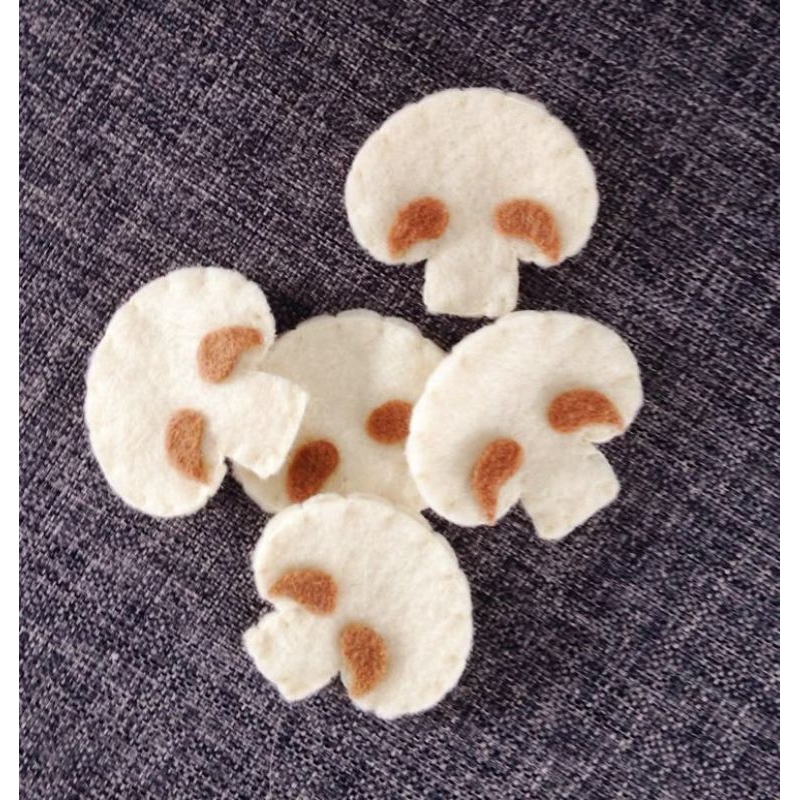 

Topping jamur iris flanel