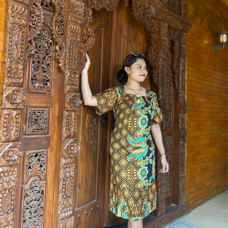 Dress Fuji / Dress Laura / Daster fuji laura Dewasa / Daster batik