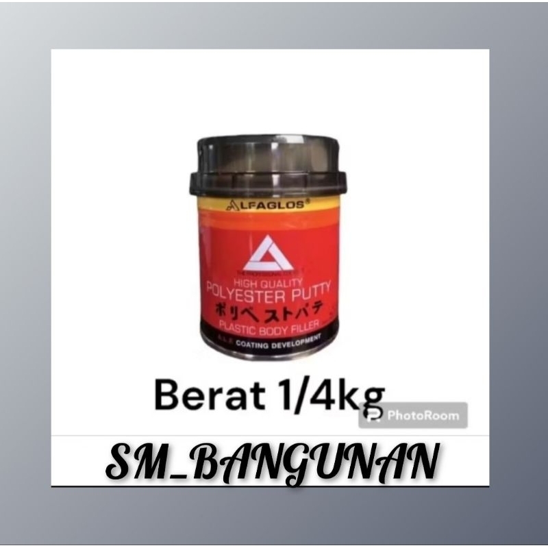 DEMPUL ALFAGLOS / DEMPUL BESI / DEMPUL PLASTIK / DEMPUL KAYU BERAT 1/4kg
