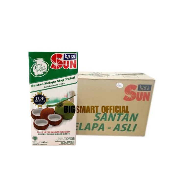 

KARA SUN Santan Cair Coconut Cream 12 x 1000 ml - Karton