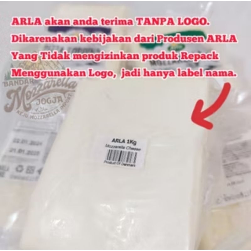 

Keju Mozzeral Arla 1kg