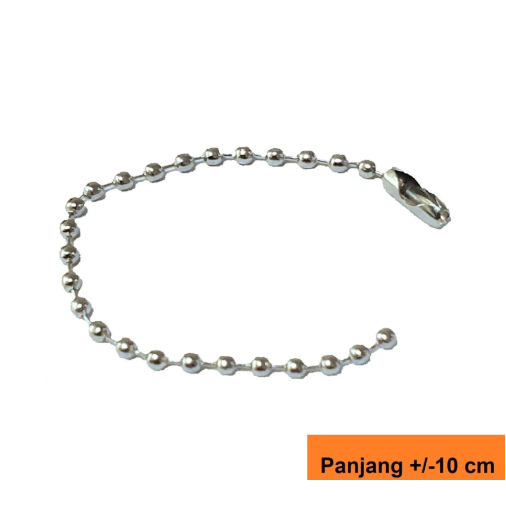

Rantai Biji Lada @10pcs Rantai Tali Hang Tag Hangtag Pelor