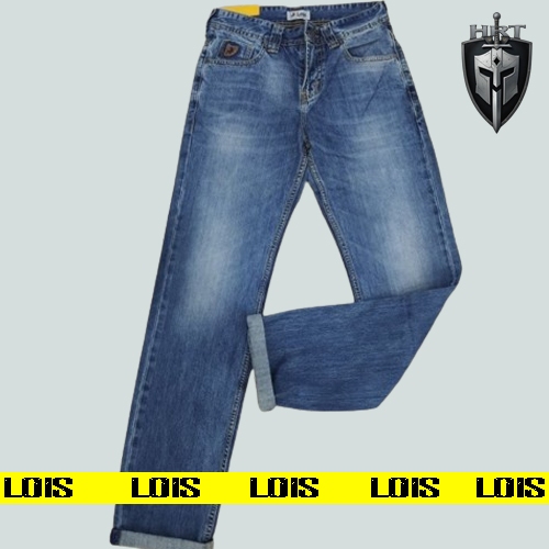 Lois Original Celana Jeans Panjang Pria Reguler Warna Biru Celana Lois Model Terbaru CFK