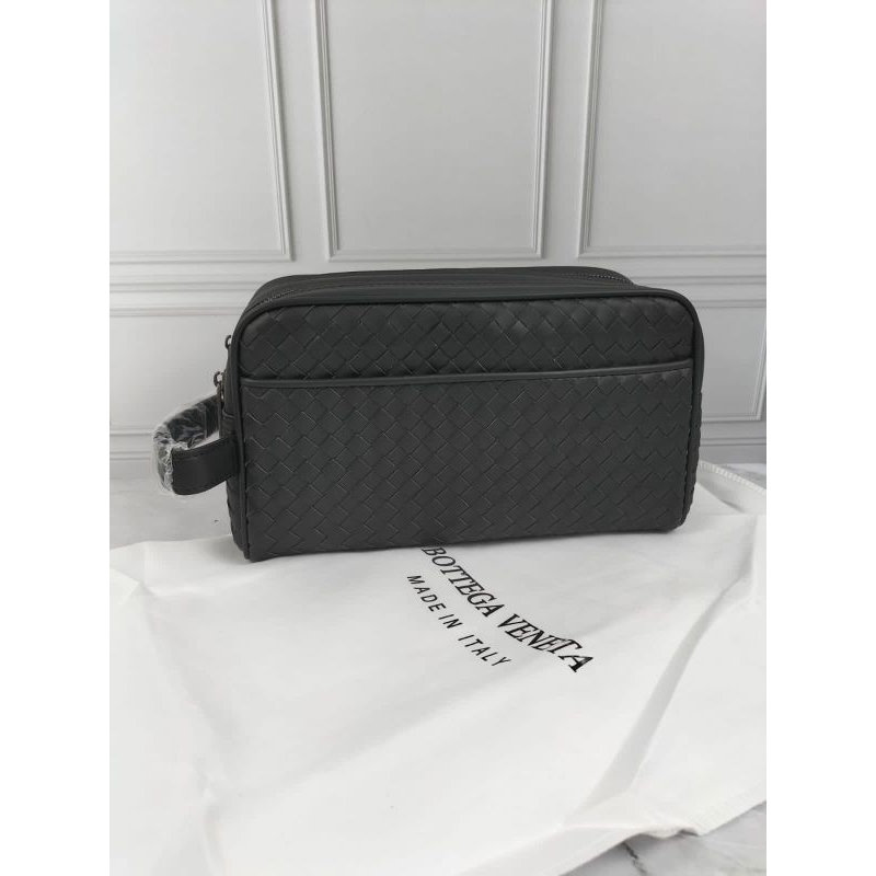 CLUTCH POUCH KULIT ANYAMAN  TAS TANGAN JINJING BOVEN4777