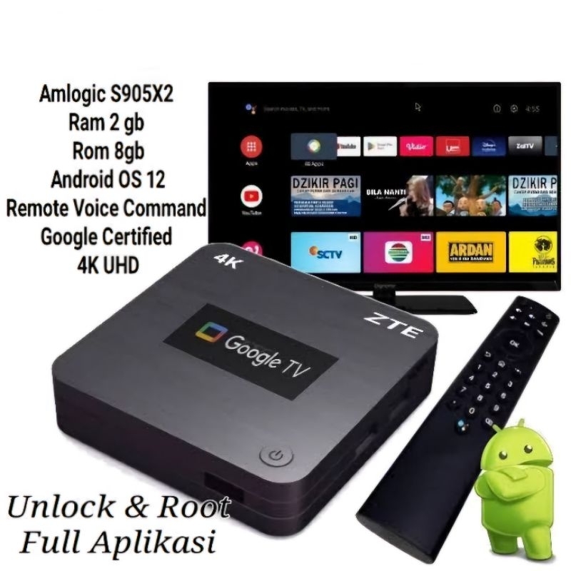 cuci gudang terbaru stb android os12 smart tv box v5 b860h b860 full unlock root google voice