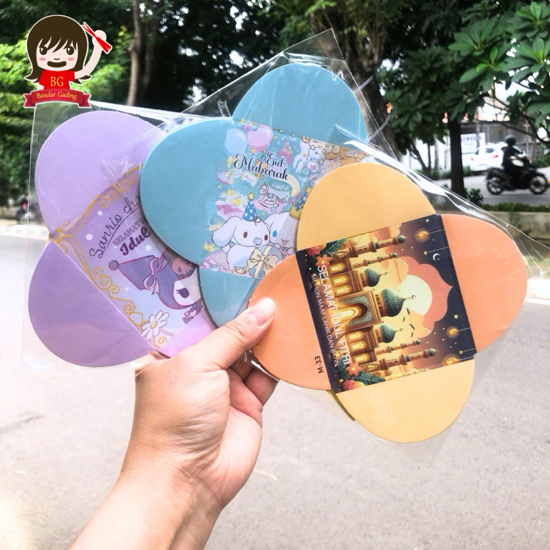 

AMPLOP LEBARAN DIY KARAKTER LUCU ISI 25 PCS amplop idul fitri lebaran minal aidin