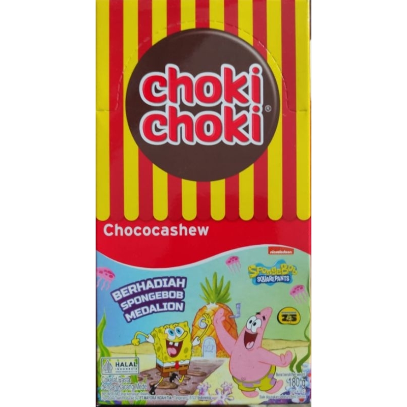 

Choki Choki / Chococashew 1 pak isi 20 pcs EDISI SPONGE BOB