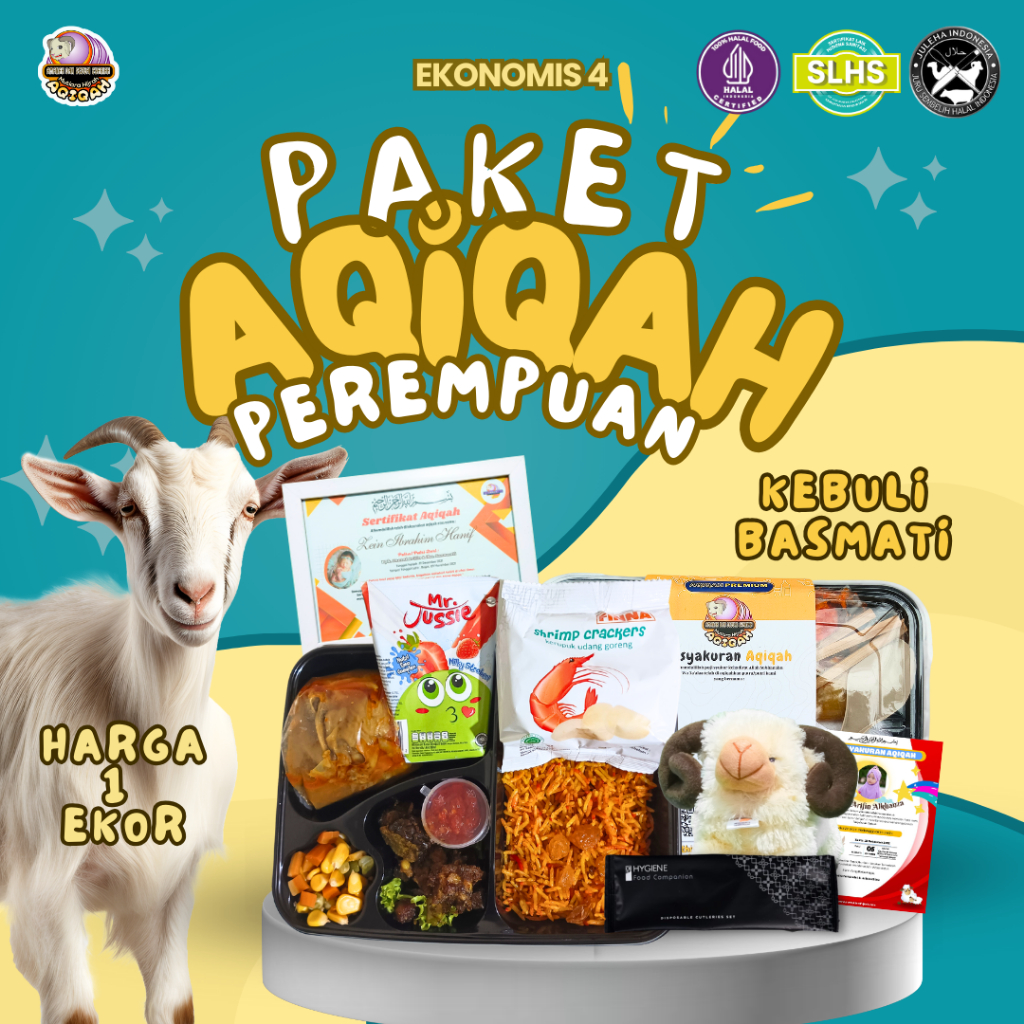 

AQIQAH NASI KEBULI BASMATI - Paket Aqiqah Perempuan Ekonomis 4