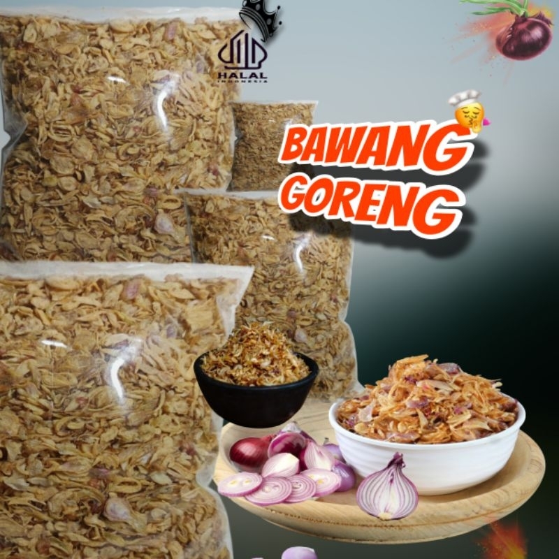 

Bawang Goreng Brebes Grade B Kemasan 500 Gram