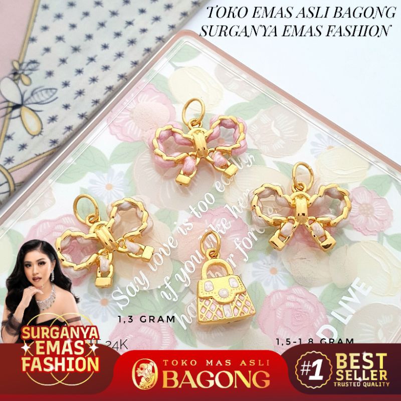 PENDANT FASHION PITA 24K/999-ASLI BAGONG GOLD BAGONG EMAS
