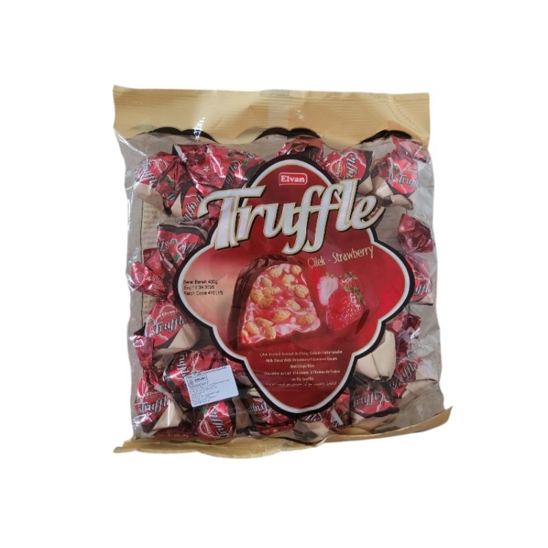 

Elvan Cokelat Truffle Strawberry 400g