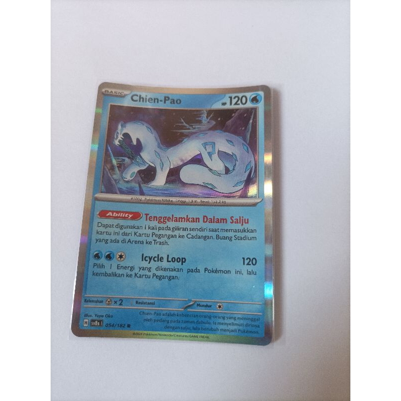 Chien-Pao 054/182 R - Foil - Pokemon TCG Indonesia