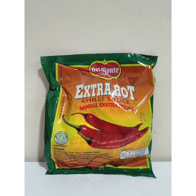 

Saus Sambal Del Monte isi 24 sachet 192g