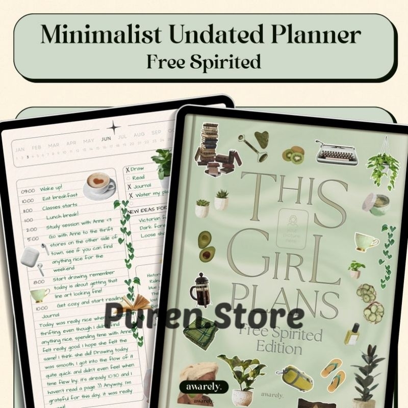 

Planner Wanita Indonesia: Digital Planner untuk GoodNotes & iPad – Self Care, Fitness, Harian/Mingguan 2025