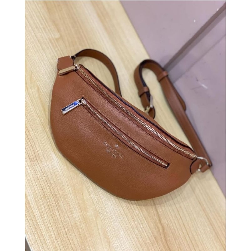 KATE SPADE Leila Leather Belt Bag Black