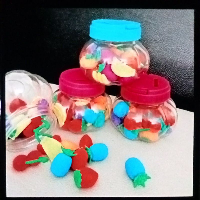 

promo penghapus buah celengan isi 24pcs