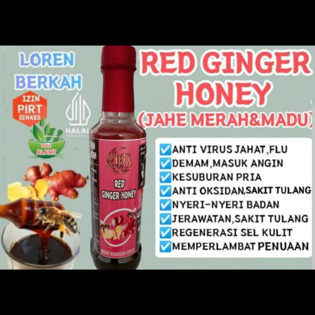 

RED GINGER HONEY JAHE MERAH & MADU