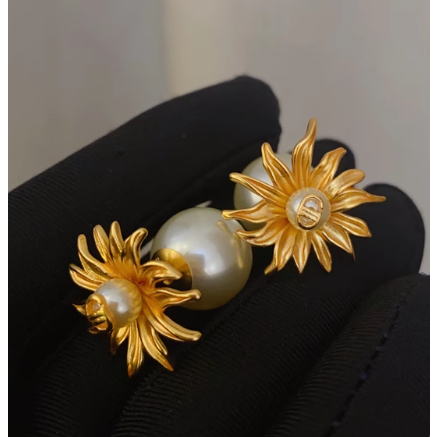 ❤  COD【17K /emas asli/750kadar】Cincin bunga matahari