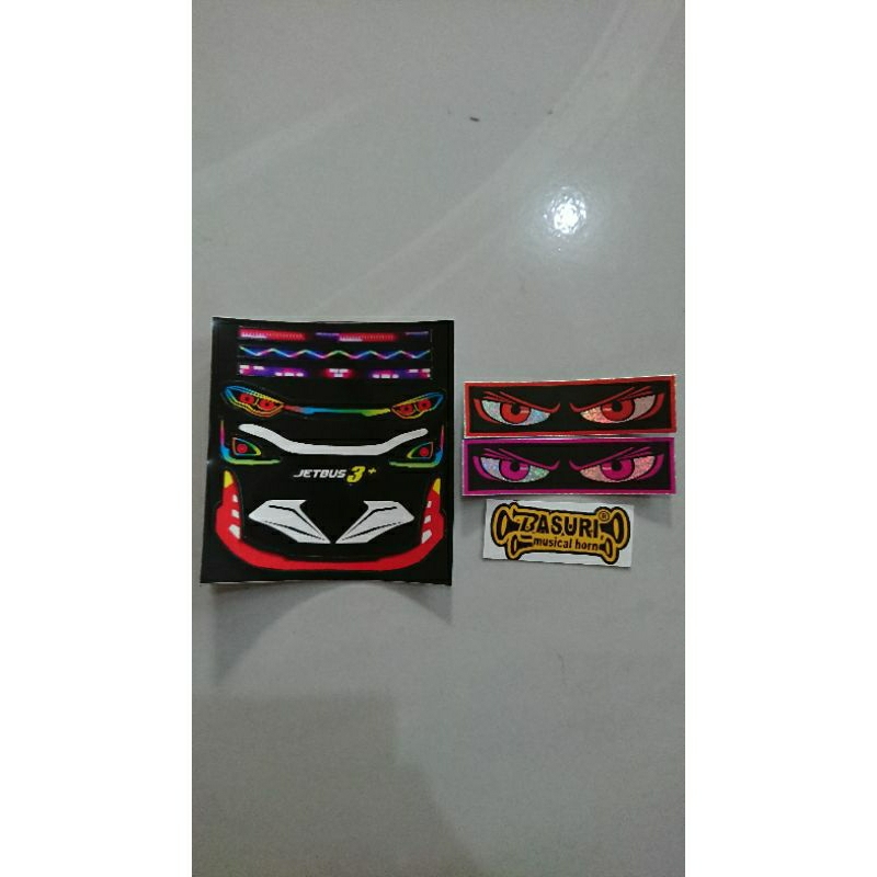 stiker headlamp jb3 jb5 depan belakang