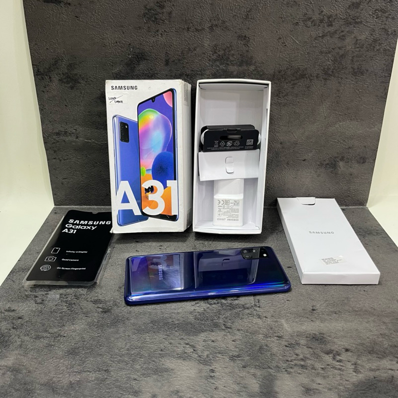 Samsung Galaxy A31 8/128gb Fullset Second Garansi Resmi