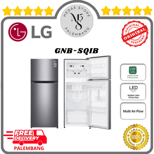 Kulkas LG 2 Pintu GNB202SQIR  Kulkas LG Dua Pintu Kulkas 2 Pintu LG