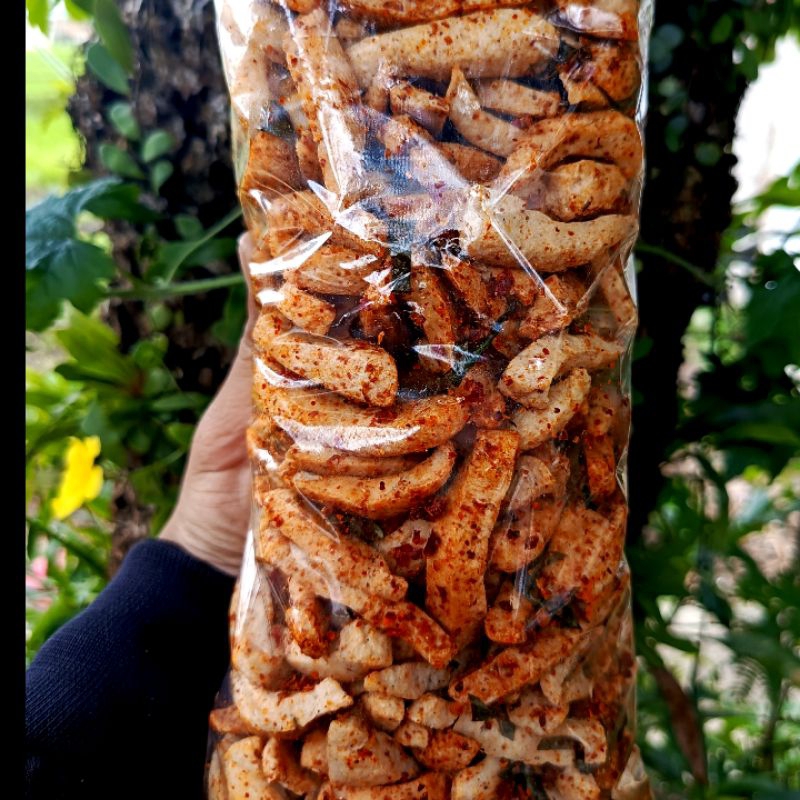 

Basreng extra pedas daun jeruk basreng JELETOT hot pedas segar daun jeruk