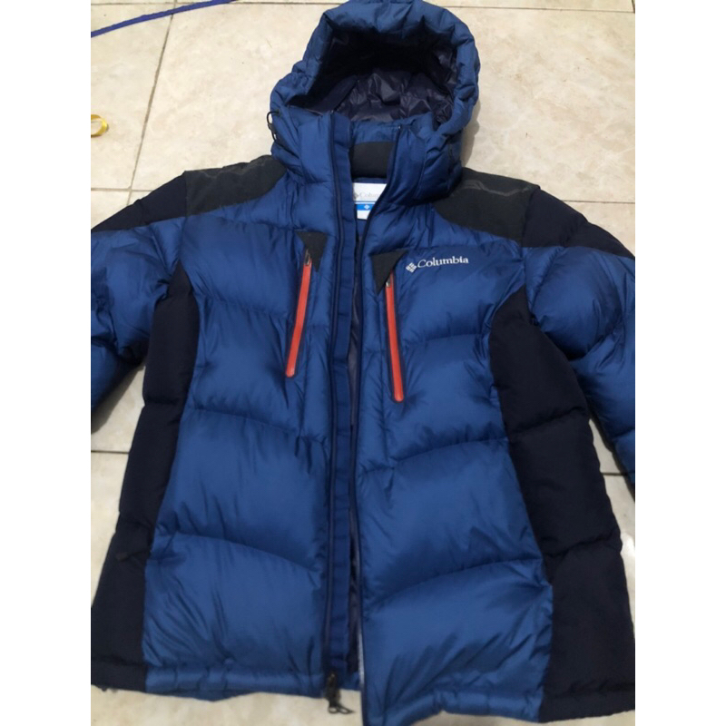 jaket bulu angsa Columbia size L