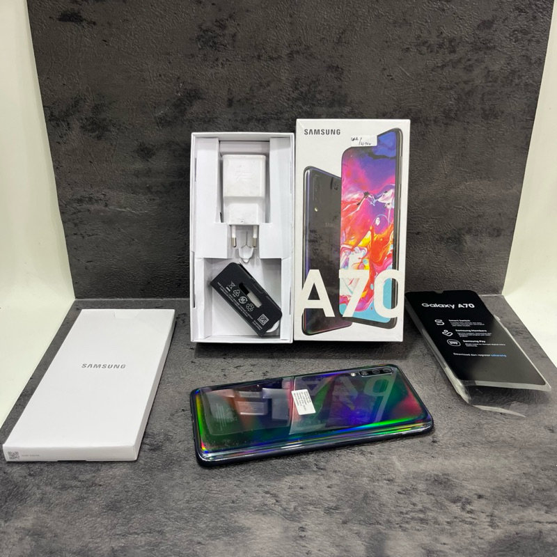Samsung Galaxy A70 6/128gb Fullset Second Garansi Resmi