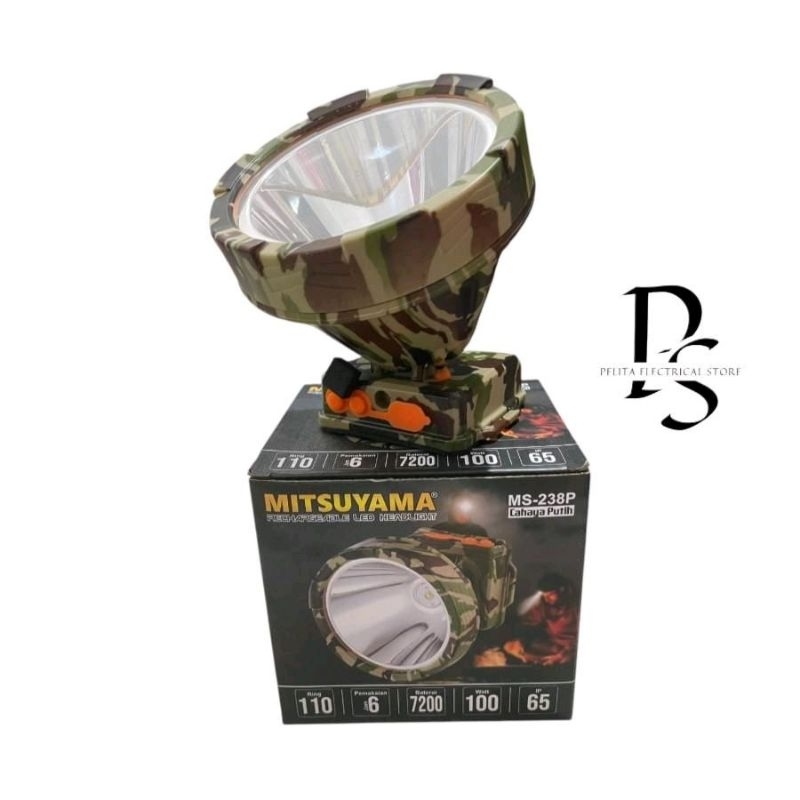 SENTER KEPALA MITSUYAMA ARMY 100WATT 7200mAh MS-238P