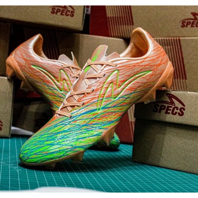 SEPATU BOLA SPECS ALPHA NERVE ELITE  FG APRICOT