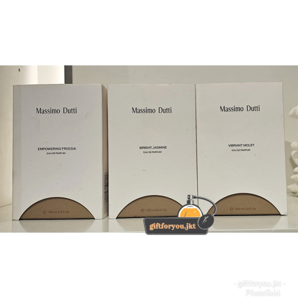 Massimo Dutti Empowering Freesia Vibrant Violet Bright Jasmine EDP Eau de Parfum Perfume Cologne Sce