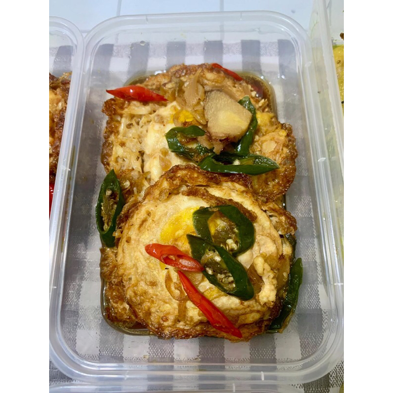 

Telur ceplok kecap cabe ijo FROZEN