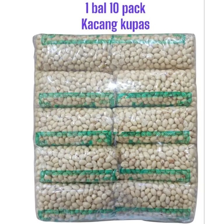 

kacang kupas tuban 350gram paket 10 pack hemat kualitas Super promo