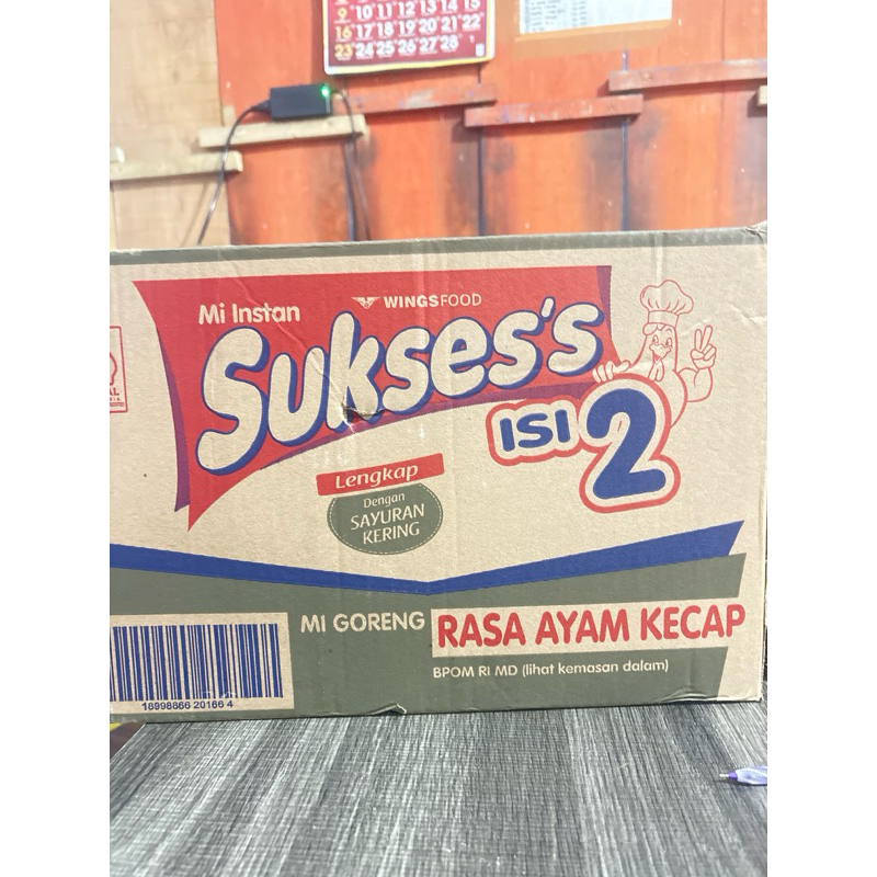 

[1 DUS ISI 24 BUNGKUS] MIE SUKSES ISI 2 RASA AYAM KECAP