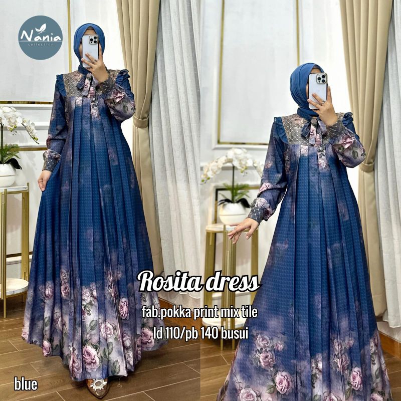Gamis Sania dress Wanita terbaru 2025