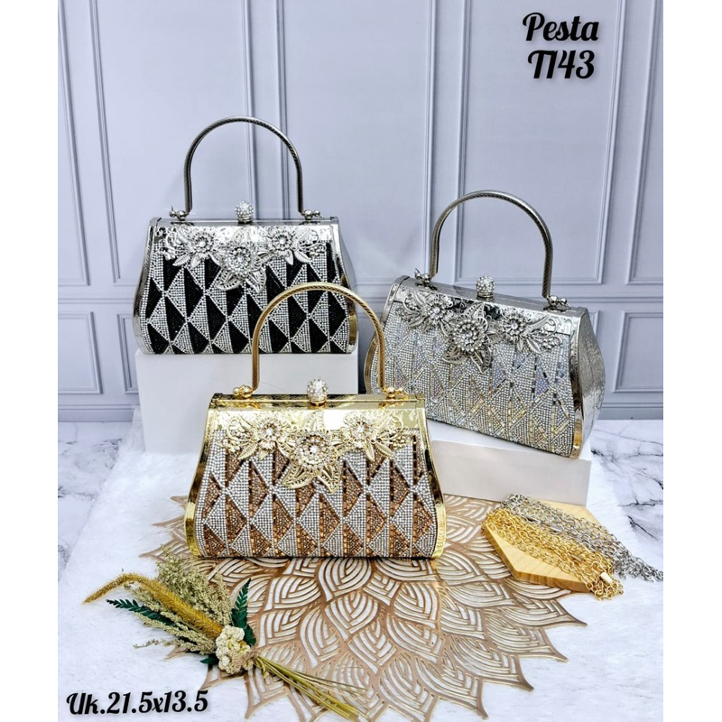tas pesta wanita (tas pesta mewah)