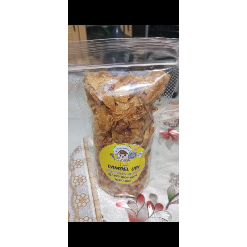 

SambelUbikeripikkentangbawangebi