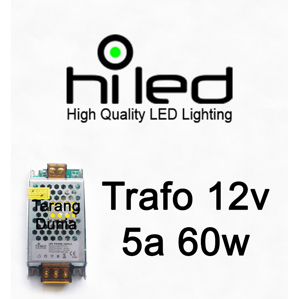 Trafo Hiled 60w 12v Hiled Trafo 5a 12v Trafo 5a 12v Hiled