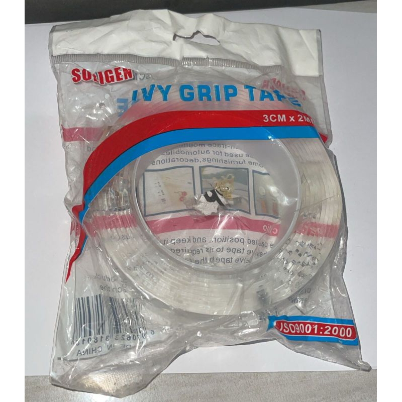 

Double tape transparan soligen