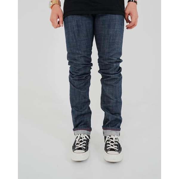 SVGE DENIM - Avella Blue Deep Indigo Popey 15.5 Oz Celana Jeans Selvedge Panjang
