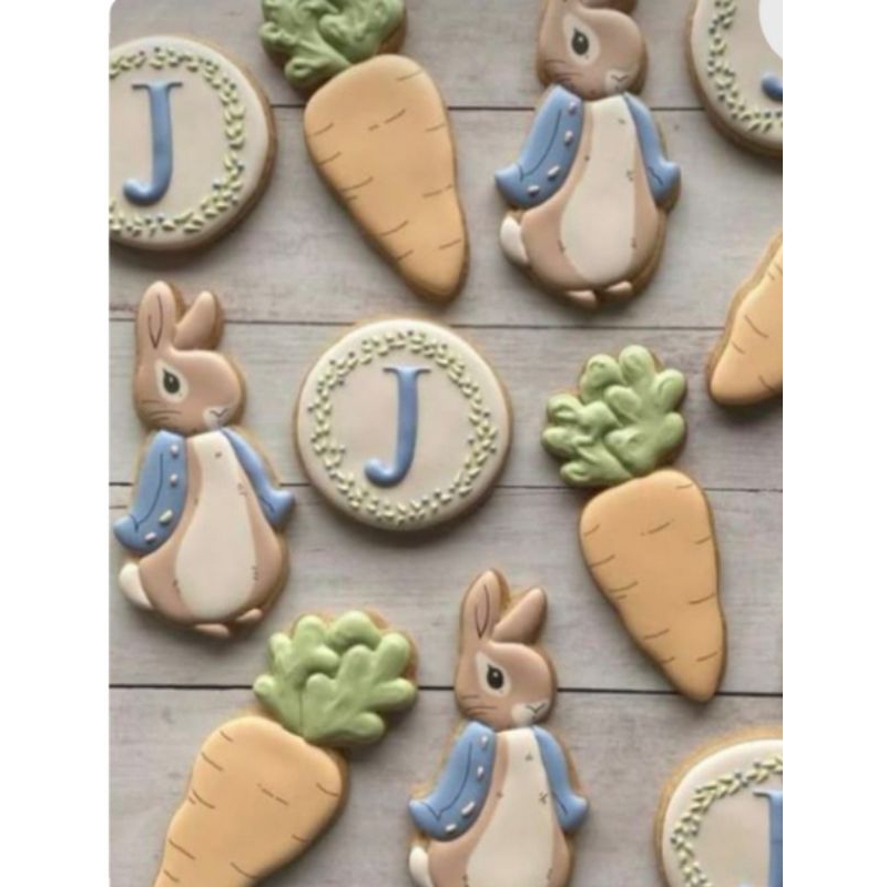 

VALERICIOUS Butter Cookies Kue Kukis Karakter Hias Peter Rabbit