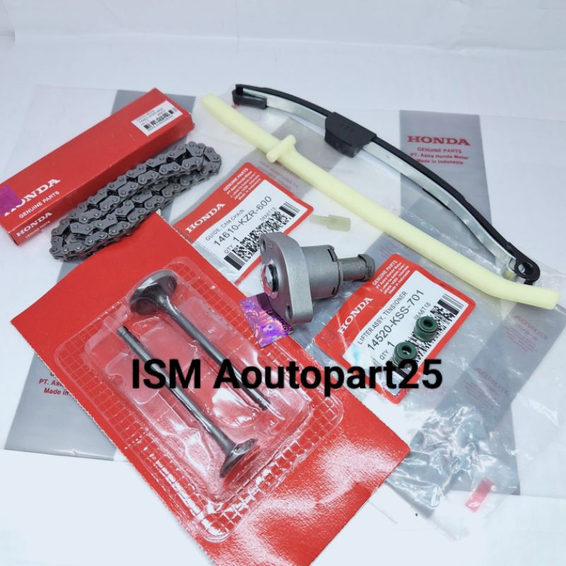 Paketan Lidah Tensioner 5pcs KZR Honda Vario 125 Old,Fi,Vario 150 Old,PCX 150 Original