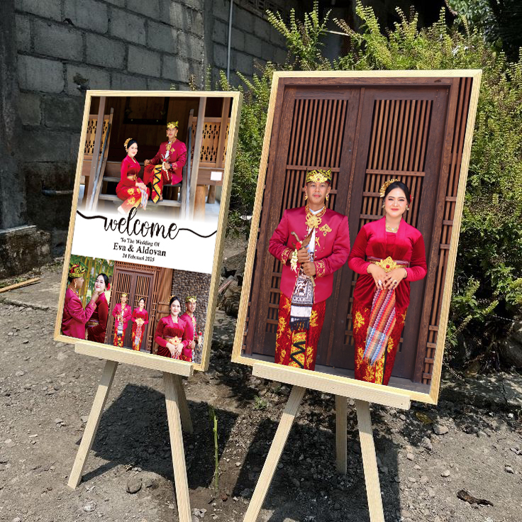 Cetak Foto 16R 40x60 + Bingkai MDF CEtak Foto Jumbo Bingkai MDF 40x60 cm