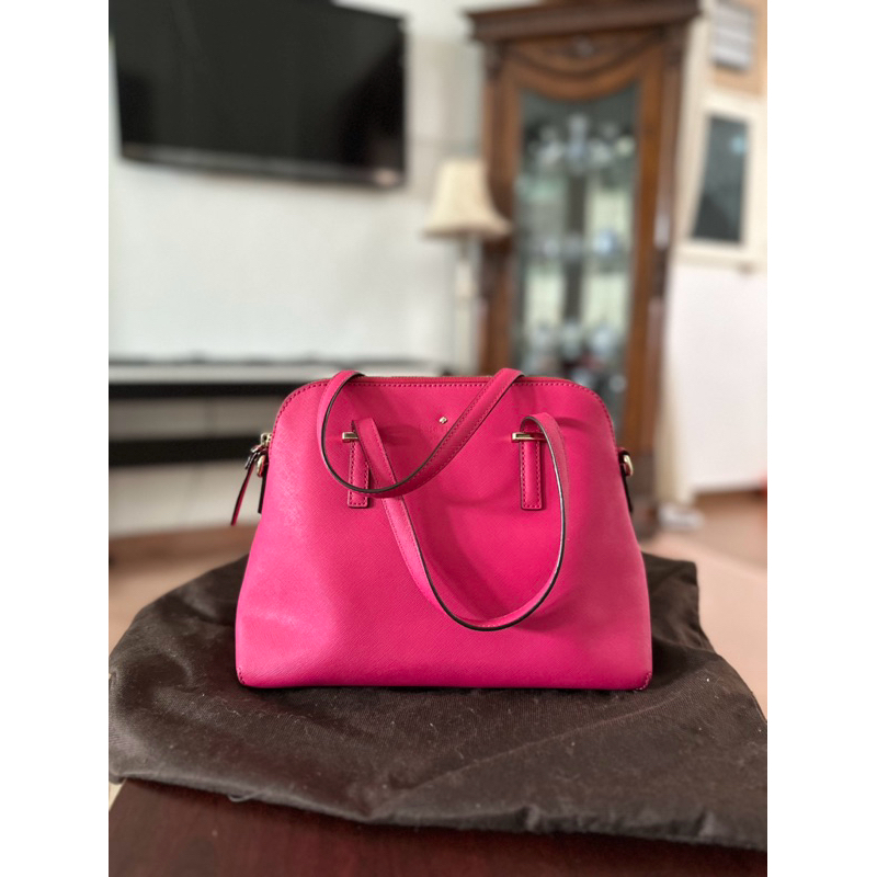 Kate Spade Dome Satchel Medium Fuschia