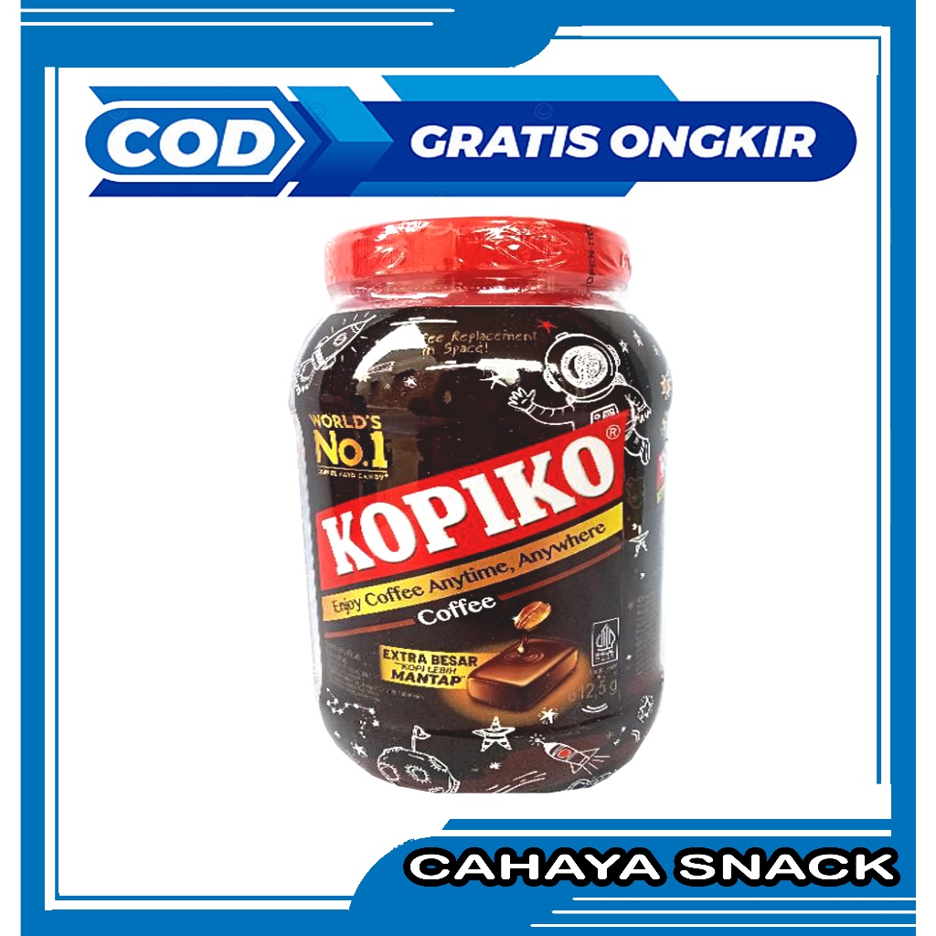 

Permen Kopiko coffe candy toples isi 200 pcs / Netto 600 gram